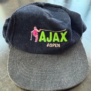 Vintage Hat — AJAX Aspen Corduroy Ski